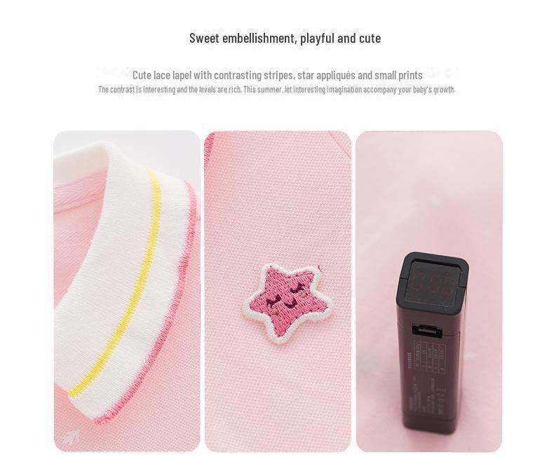 Letnia 2024 Sukienka Polo Księżniczki dla Dziewczynek