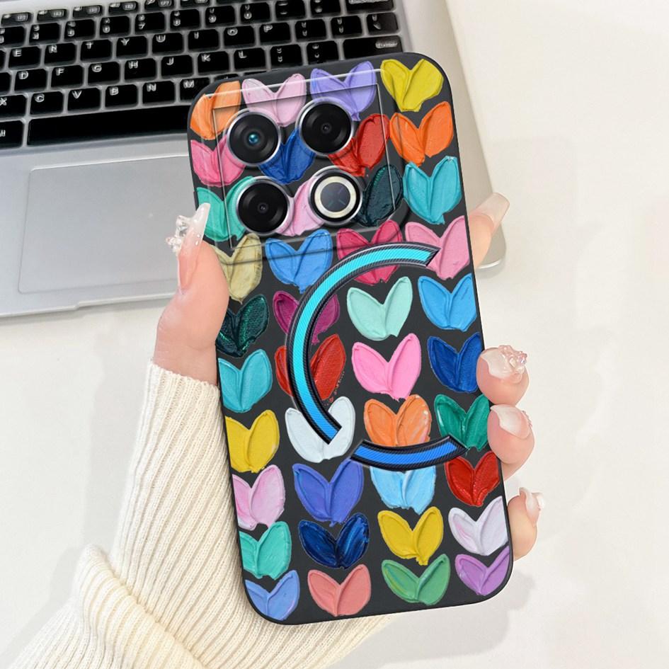 Per Infinix GT 20 Pro 2024 Custodia X6871 Cover Antiurto Fantasia alla Moda Morbido Silicone Opaco Custodia per Telefono Per Infinix GT20 Pro Coque