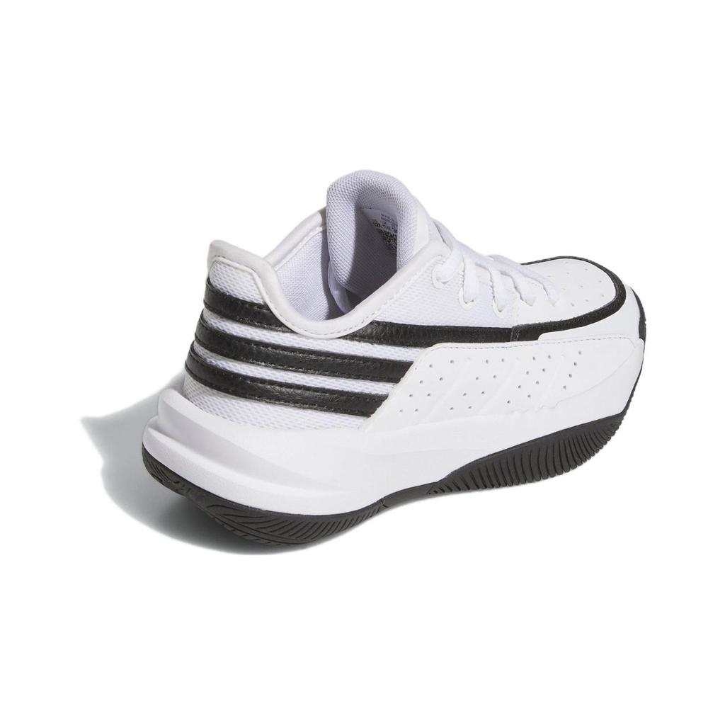 Adidas Front Court Comfortable Shock Absorbing Durable Low Top Kids Basketball Shoes Kids Sneaker White Black ID6193