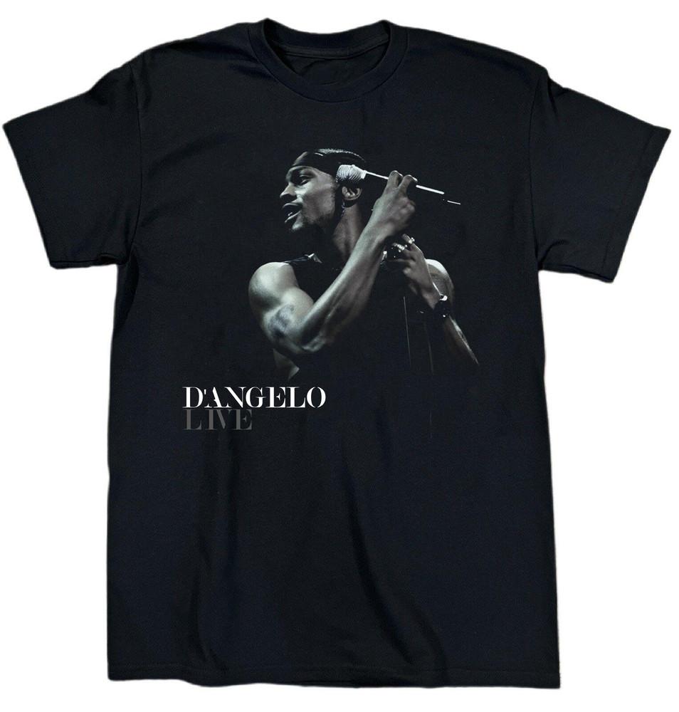 NEW D Angelo Live For Fans Short Sleeve Cotton Black T Shirt S-5XL BT587 Unisex T-Shirt L