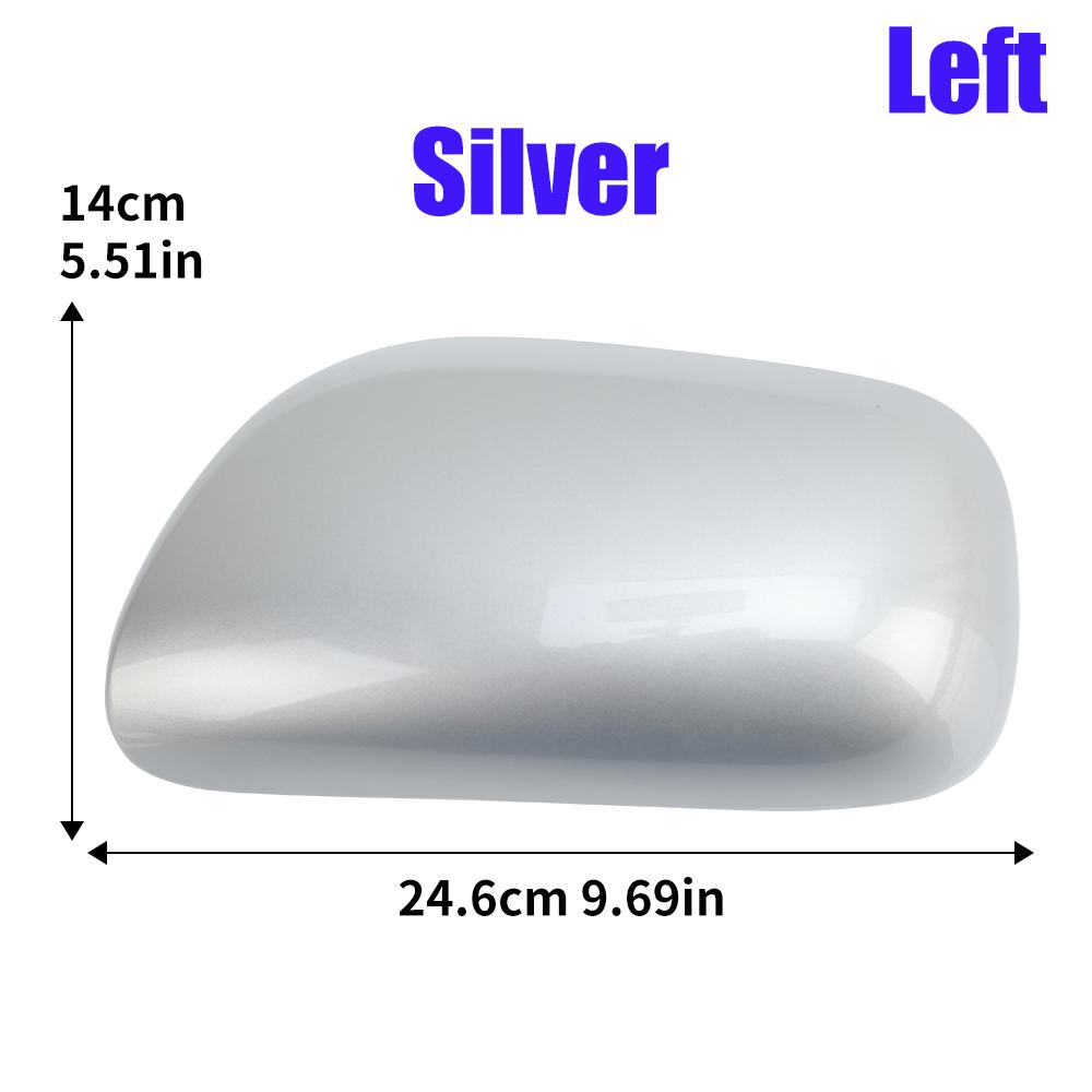 Rückspiegelabdeckung Kappe Für Toyota Yaris 2007 2008 2009 2010 2011 Silber Türflügel Seitenspiegel Abdeckung Kappe Autozubehör