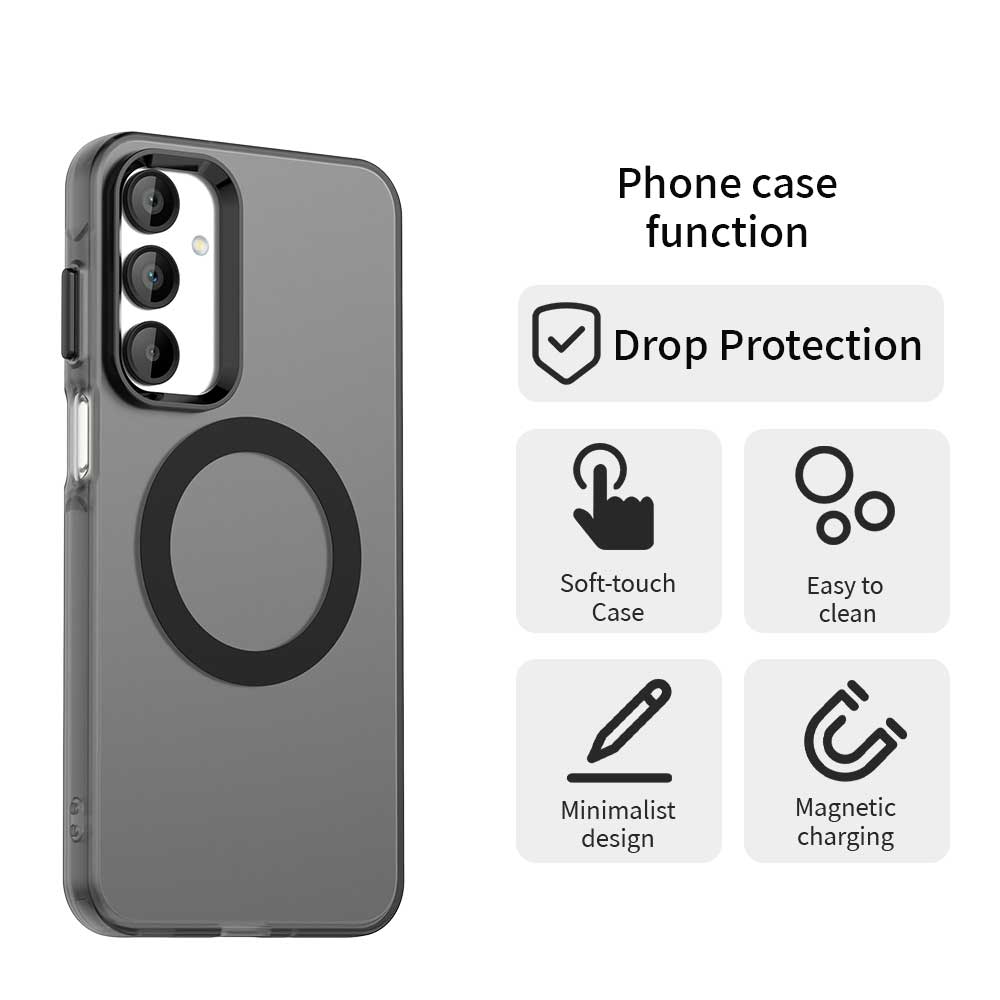 For Samsung Galaxy A36 5G Case Matte Magnetic Cases For Galaxy A36 A 36 GalaxyA36 Magsafe Wireless Charging Translucent Cover