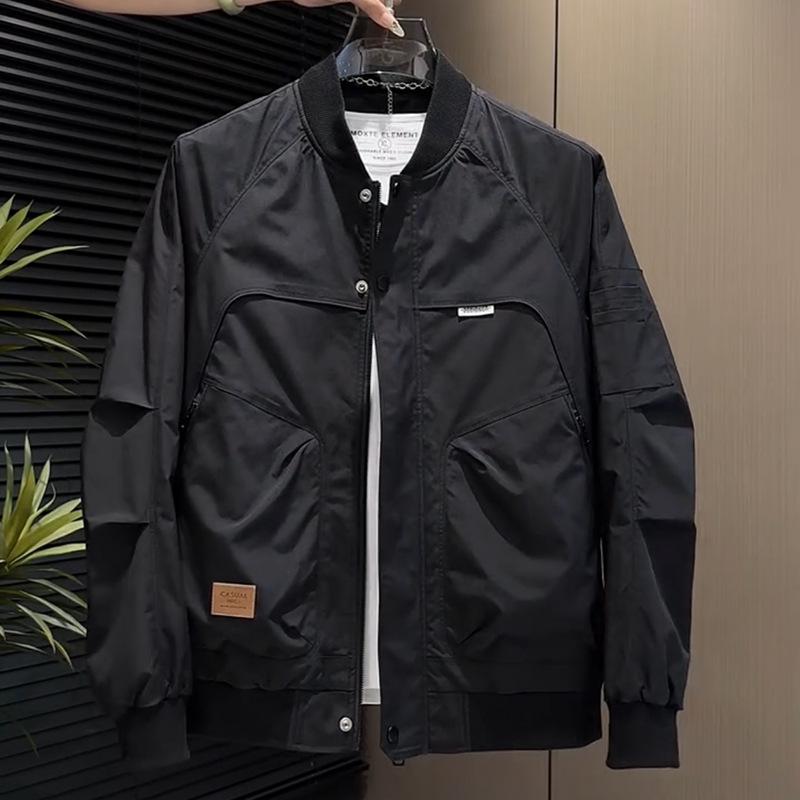 Men's Baseball Jacket Spring and Autumn Fashion Versatile Casual Jacket