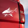 Shark Waterproof Vinyl Decal, Wear Resistant Sticker for Motorcycle Fairing Car Window Scooter