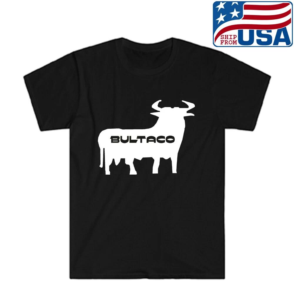

Bultaco Bull Motocross Motorcycles Men s Black Size S to 5XL 2XL