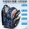 School Bag For Elementary School Students Solid Color Graffiti Large Capacity Children Backpack 3Pcs Set Backpack