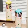 Stifthalter Ständer Für Schreibtisch, Ein Tastendruck Zum Öffnen, Schreibtisch-Organizer Make-up-Pinselhalter Für Schule, Zuhause, Büro