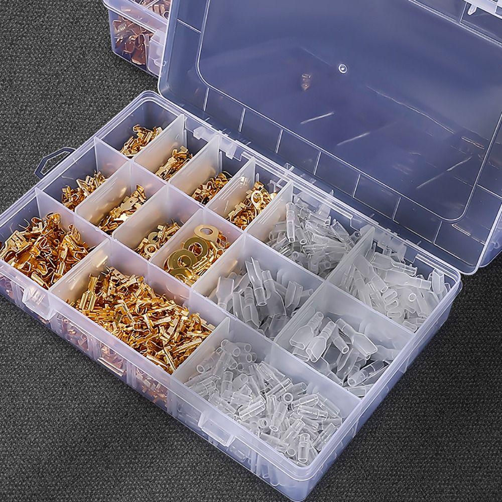 Insulating Crimp Terminal Gold Silver Wire Connector Insulating Sleeves Docking Terminal