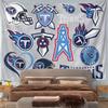 Lovely NFL Tennessee Titans Tapestry, Bright Blue Elegant Touch, Charming Decor for Dorm Apartment and Rental with Fresh with Smile