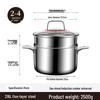 Yoshida Craftsman 316L Stainless Steel Steamer & Soup Pot