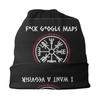 Motorhaube Hüte Runes Vegvisir Unisex Fashion Beanie Caps Viking Skullies Skimütze Weiche Kopfbedeckung