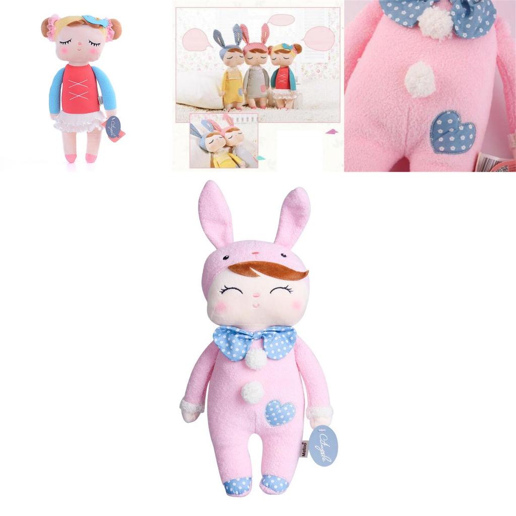 Metoo Angela Plush Toy Bunny Soft Stuffed Doll Perfect Gift For Kids And Home Decorations