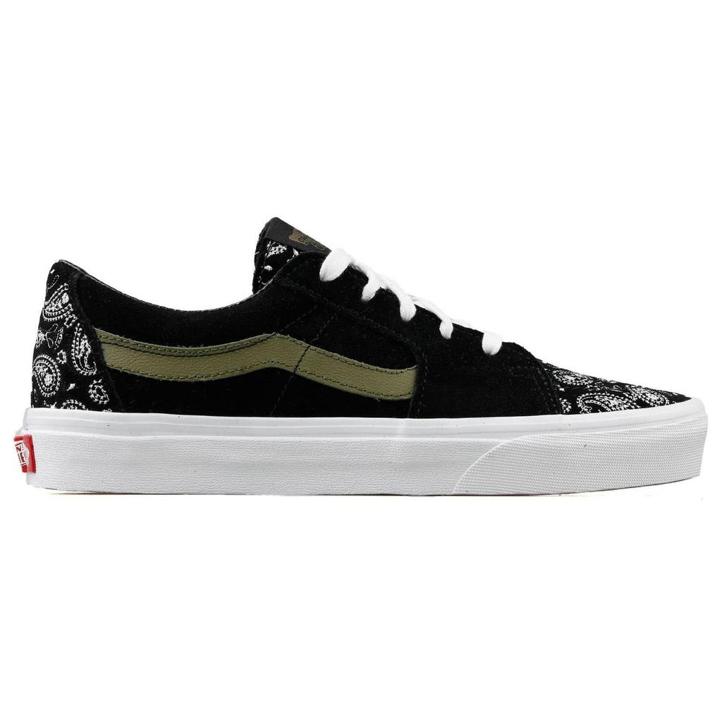 Vans Sk8-Low Paisley - Black Green Unisex Sneakers VN0A5KXDBLK