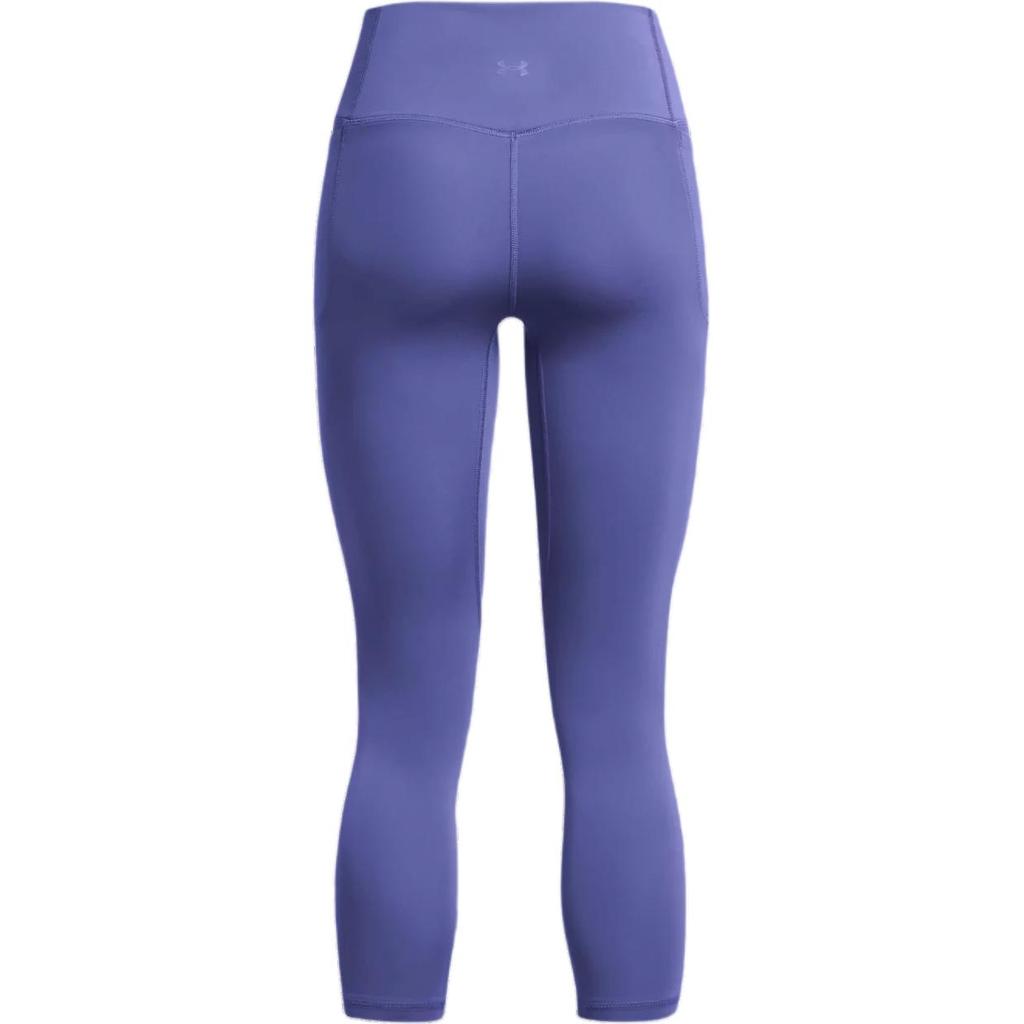 Under Armour Meridian Slim Fit Solid Color Elastic Waist Mid Rise Nine Point Sports Pants Women pants Carbon-Blue 1382525-561