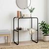Console Table Grey Sonoma 60 X 42.5 X 70 Cm Engineered Wood