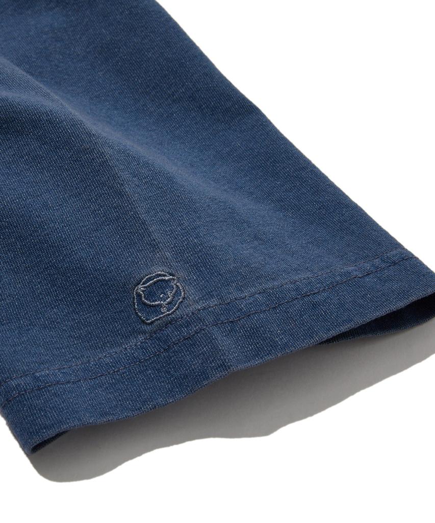 PENFIELD Indigo Single Tin Wash Vintage Artwork Short Sleeve T-Shirt Indigo_Fs2Kt17U
