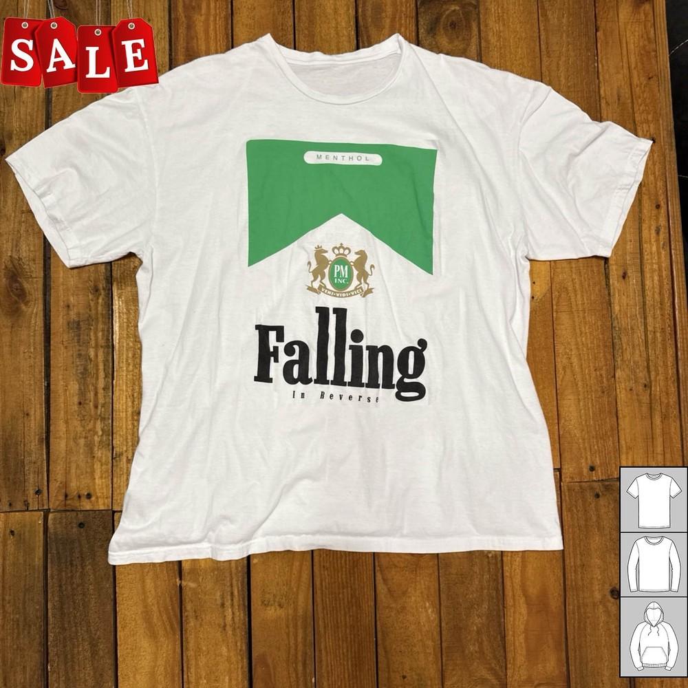 

New Falling In Reverse Menthol cigarette Gift For Fans Unisex S5XL Shirt TH682 Unisex T-Shirt L