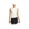 New Nike Sleeveless Sports Shirts Women's Ivory FB7631-110