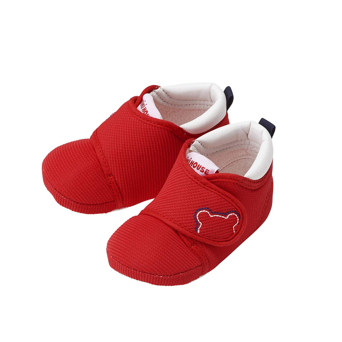 

MIKI HOUSE Детская обувь для мальчиков и красные пинетки 10-9380-450, для девочек, 12 см,