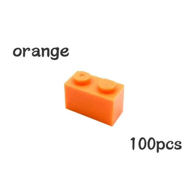 100Pcs DIY 3004 Thick Constructing Blocks Particle Figures 1x2 Dots Brick Works With Educational Creative Construction Leduo Kid Toy