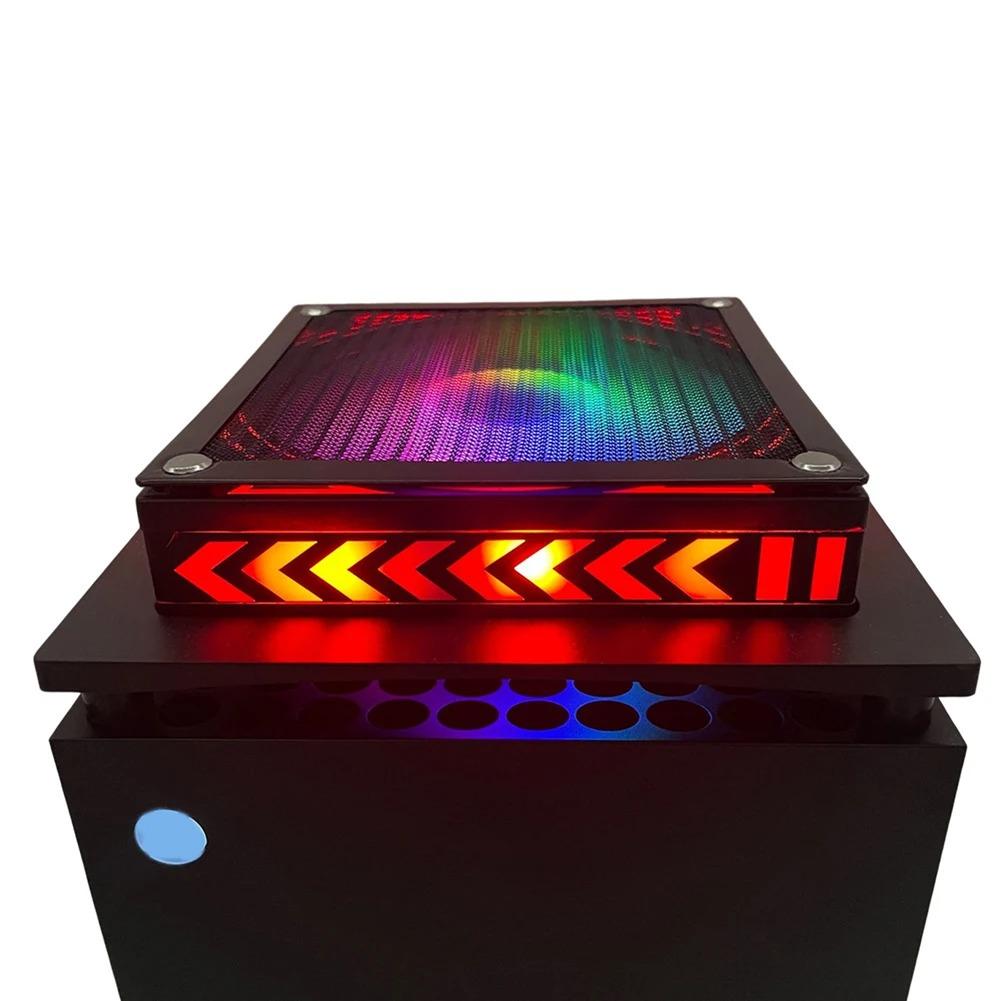 LED Světla Chladicí Ventilátor pro Příslušenství Konzole Xbox Series X