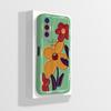 For Tecno Pova 3 Case Pova3 6.9inch Soft TPU Matte Camera Protective Flower Phone Cases For Tecno Pova 3 Fundas Cover LF7n Coque