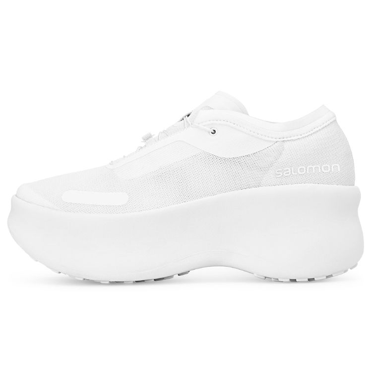 Comme Des Garçons x Salomon Sense Feel Mesh Fabric Synthetic Leather Fashion Sports Slip Resistant Durable Lightweight Low Top Casual Shoes 415647