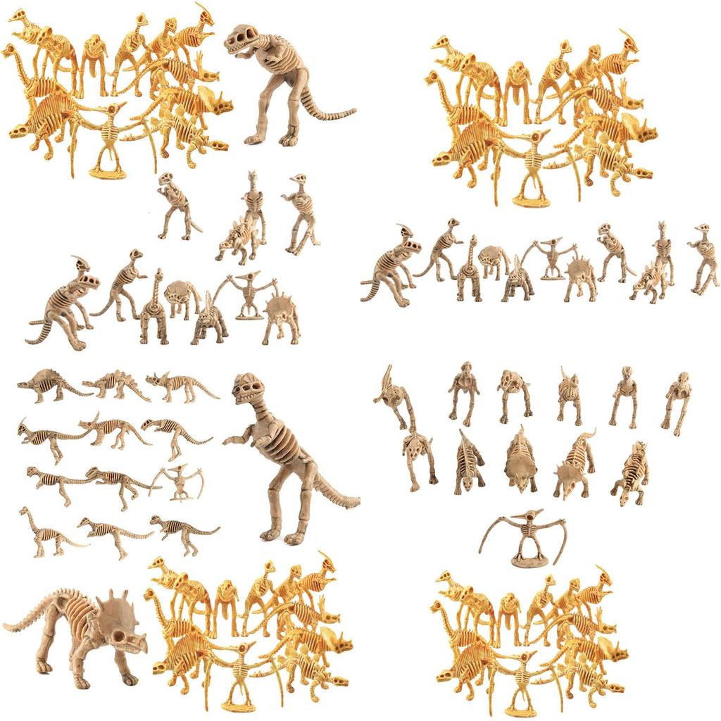 Realistic Dinosaur Skeleton Model Toy 12 Types Of Archaeological Excavation Dinosaur Skeletons