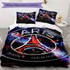 Paris Saint Pattern Bedding Uilt Set Uilt Cover Pillowcase Home Decoration Birthday Gift (1 * Duvet Cover + 2 * Pillowcase  Without Core)75