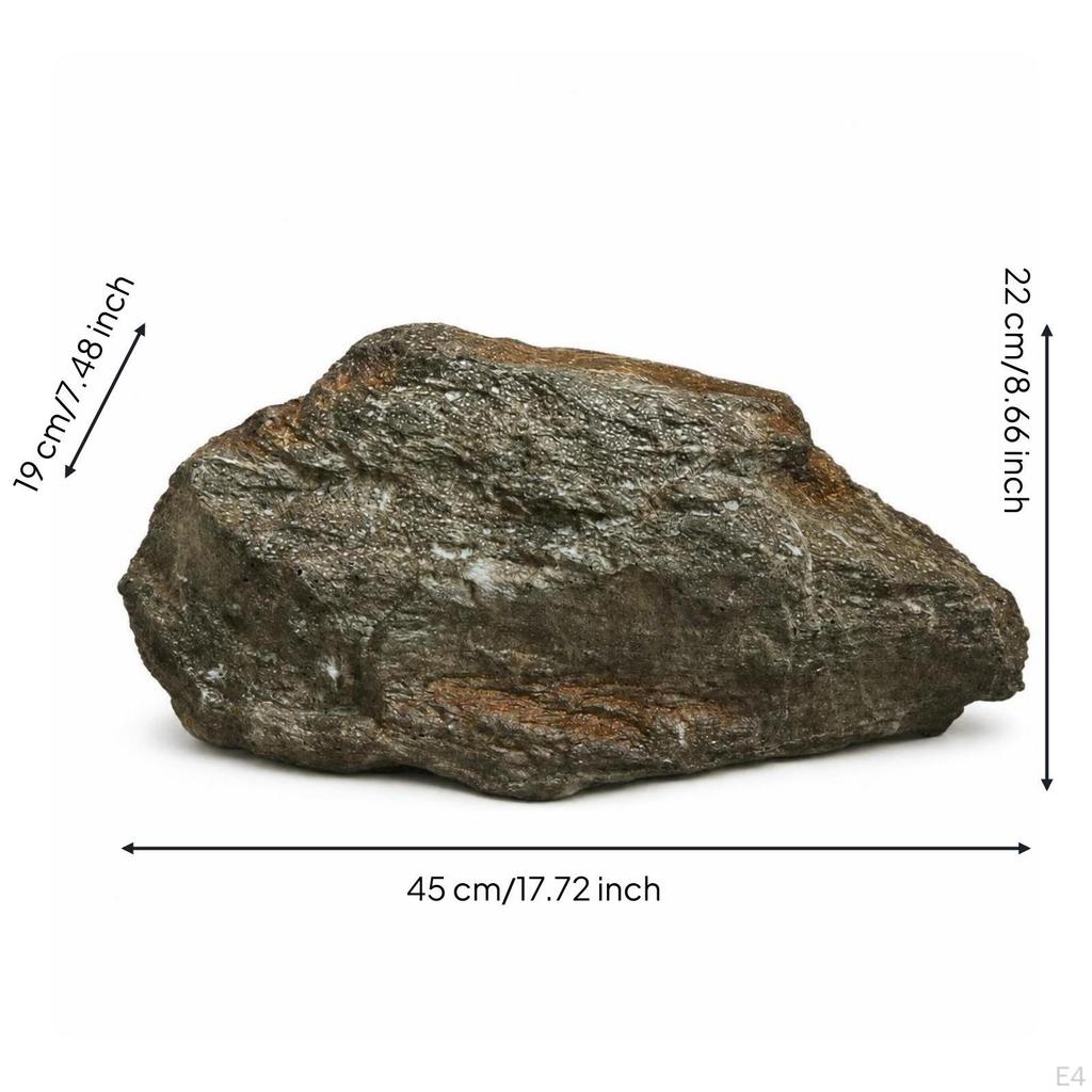 Landscape Boulder & Prop Realistic Foam Lightweight Decorative Stone Piece for Visual