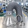 Soldering Fume Extraction Hood Assembly Adjustable Solder with Flexible Exhaust Duct