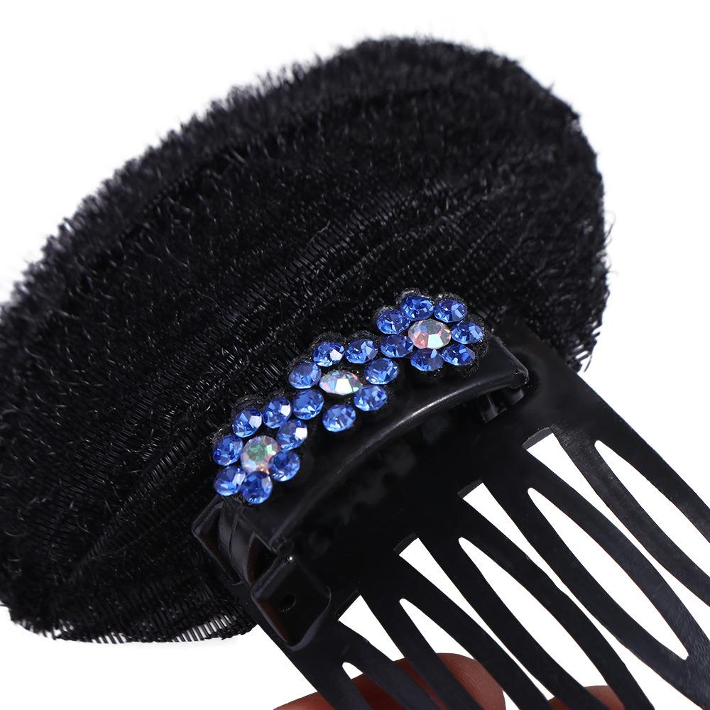 Sponge Puff Hair Head Cushion Flower Hair Base Sweet Invisible Volume Hair Clip Girl