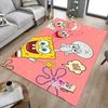 1pc Spongebobs Adventure Day Carpet for Playroom Bedroom Living Room Sofa Home Decor,kids Game Area Rug Non-slip Floor Mat Y7294
