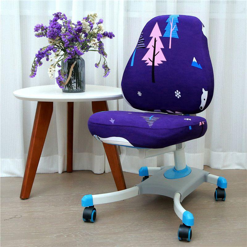 

Мультяшный чехол на учебный стул Детский раздельный чехол на стул Чехол на вращающийся стул для письма Стрейчевая ткань Рукоделие Регулируемый чехол на сиденье Принт Polar bear kids chair cover