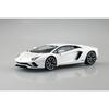 AOSHIMA 1/32 Snap Kit Lamborghini Aventador S Pearl White