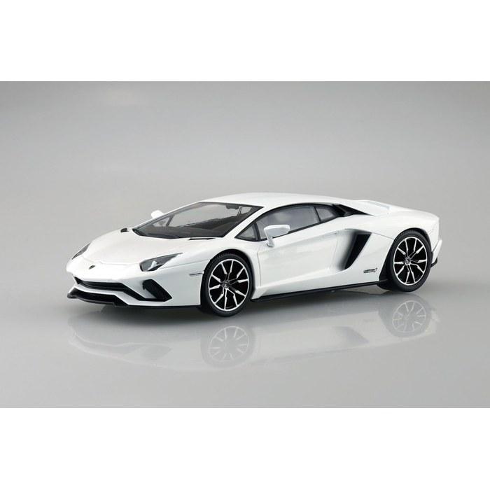 AOSHIMA 1/32 Snap Kit Lamborghini Aventador S Pearl White