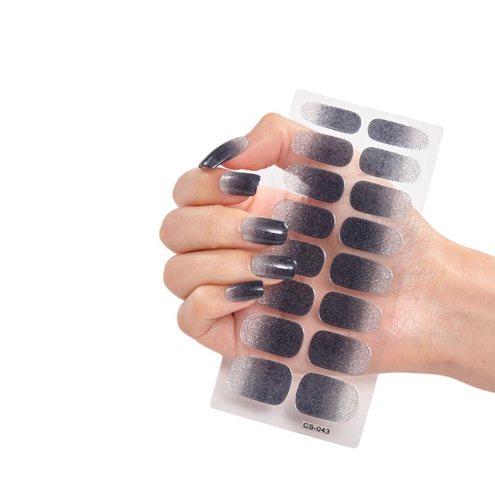 Nail Stickers Long-lasting And Fashionable Nail Art Deco Safe PVC Stickers For Nails Nail Wraps Simple And Easy, CS025