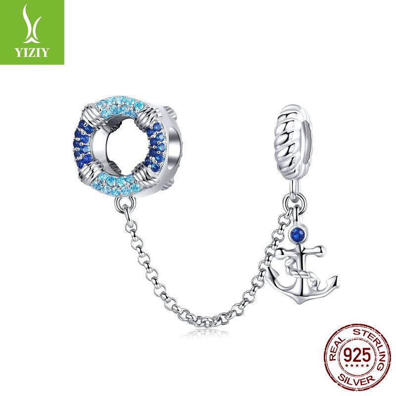 Ocean Charm S925 Sterling Silver Beads Fashion Diy Jewelry Silver Accessories