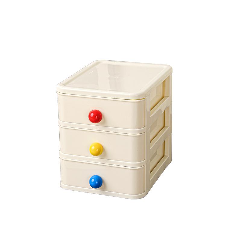 Drawer storage box Desktop dopamine stationery Storage box Station Cute multi-layer large-capacity finishing rack