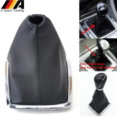 Levier de changement de vitesse de voiture, guêtre en cuir, collier de démarrage, housse anti-poussière pour Ford Focus 2 MK2 (05-11) Fiesta Kuga C-Max (08-12)
