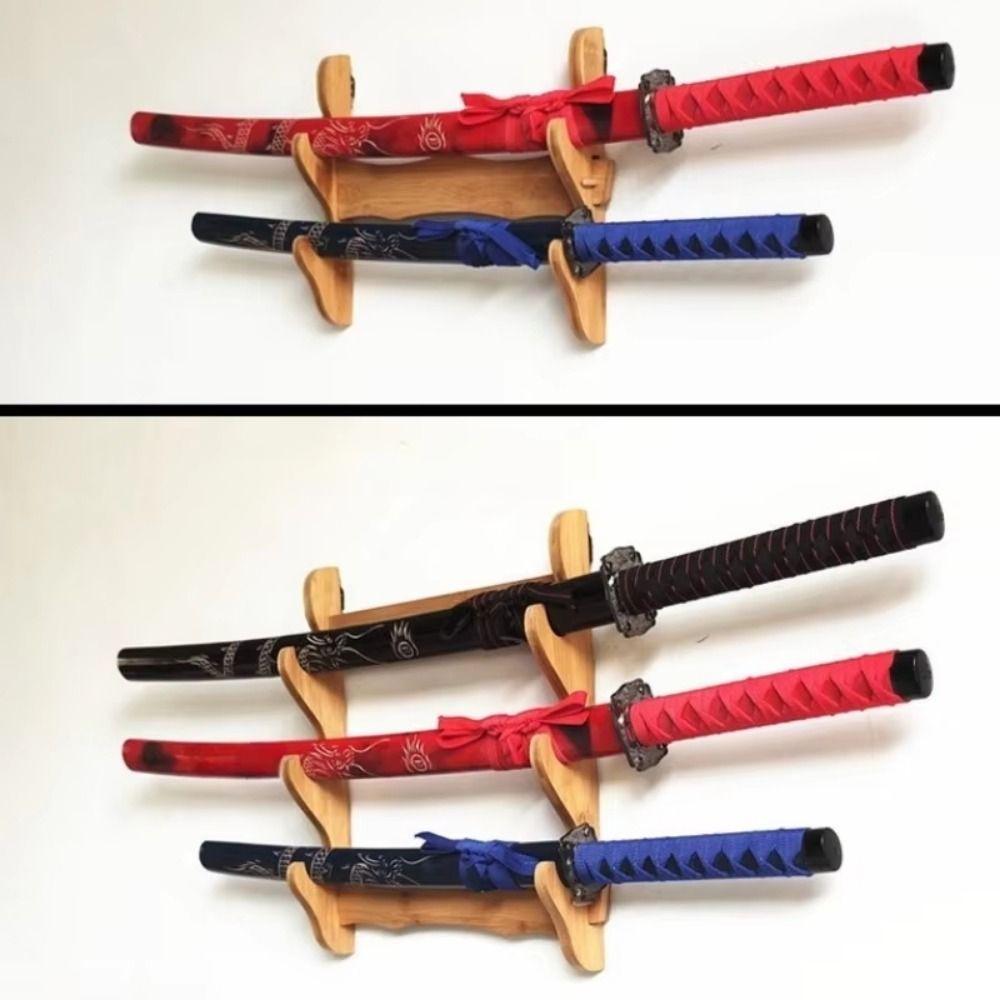 Väggmonterade Ljussabelhängare Utrymmesbesparande Samurai Ljussabel Förvaringshylla Hemorganisatör