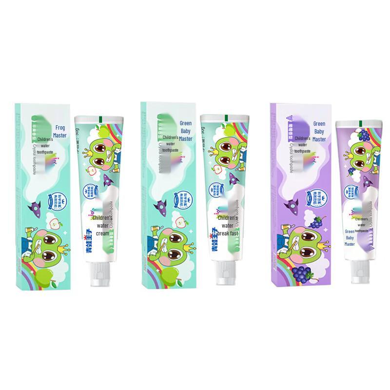Frog Prince Kids Toothpaste Triple Pack