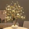 Tree LED Light USB Table Lamp Adjustable Touch Switch DIY Artificial Bonsai Tree Fairy Night Light Home New Year Decoration 2024