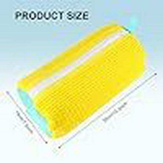 Chenille Shoe Washing Bag with Yellow Zipper - Durable, Multi-Functional, Anti-Deformation Storage for Washing Machines