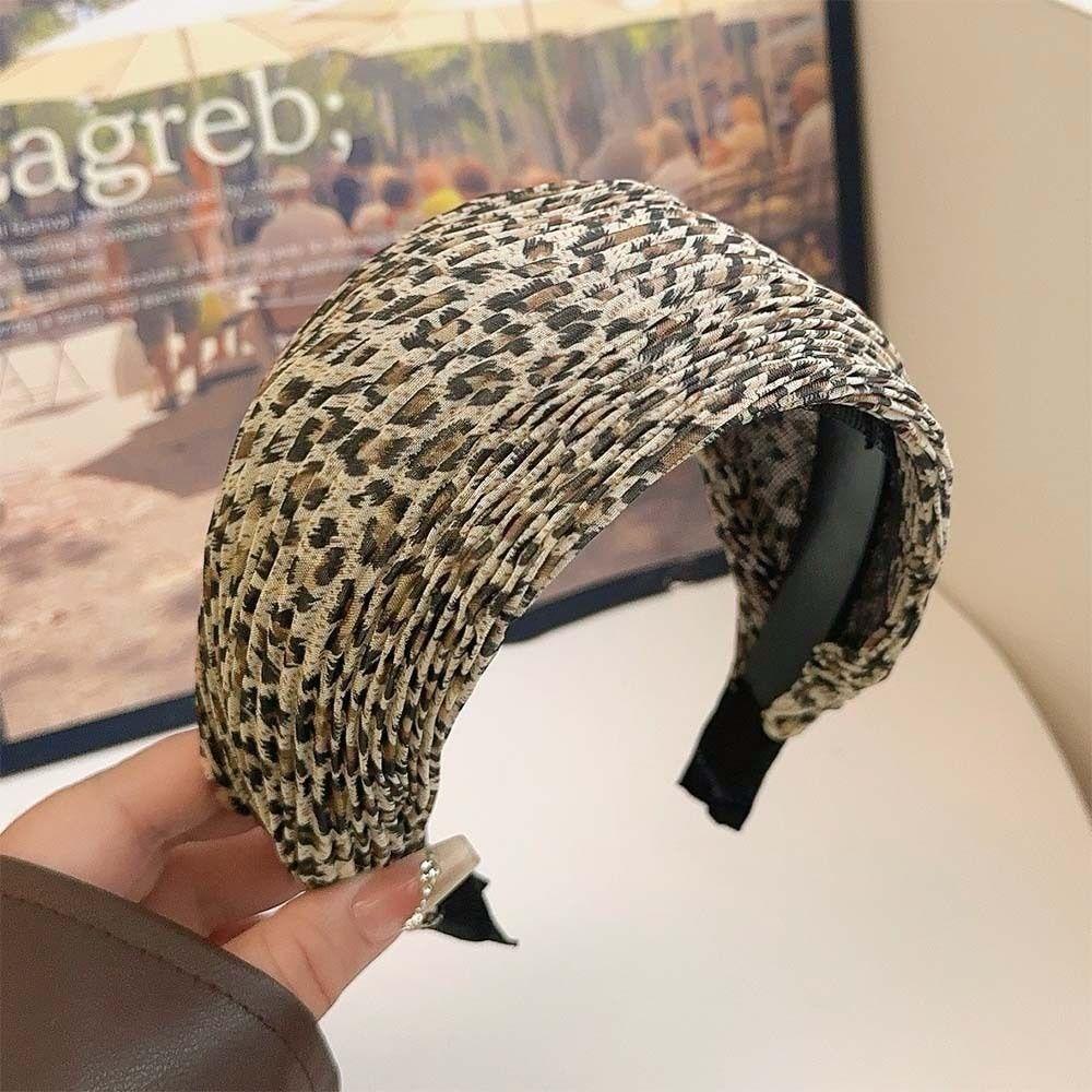 Fashion Pleated Hairband Fabric Trend Hair Band Hoop New Hair Accessories  Women Girl