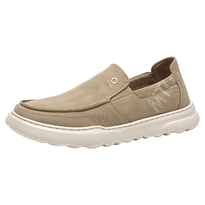 MONTAGUT Men s Slip-On Casual Canvas Shoes 41
