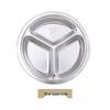 Huihuang 304 Stainless Steel Divided Round Dinner Plate