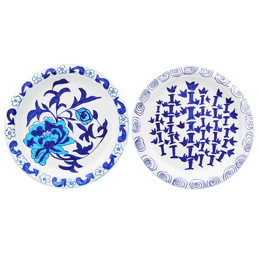 Paper Tray Children's Manual DIY Disposable Color Round Paper Tray Birthday Party Paper Tray