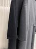 2025 Luxe Double-Sided Cashmere Wool Coat for Autumn/Winter