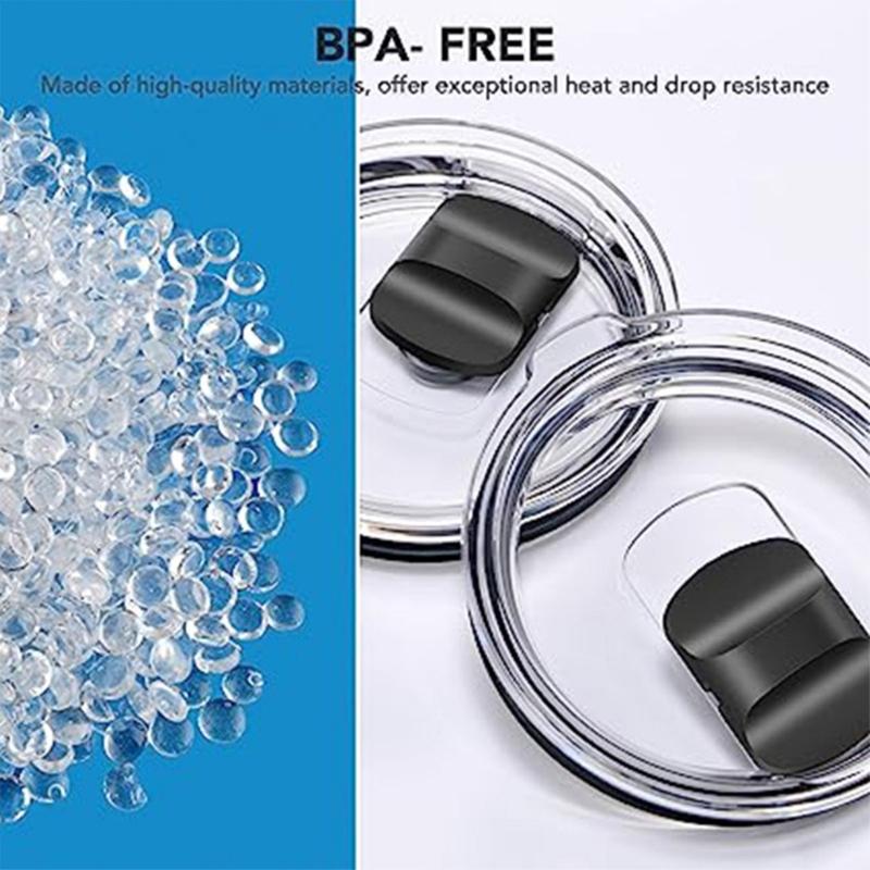 Durable Lid Cup Replacement Part Mug Replacement Lid Leakproof Cup Cover Plastic Material Suitable for 20OZ/30OZ Cups
